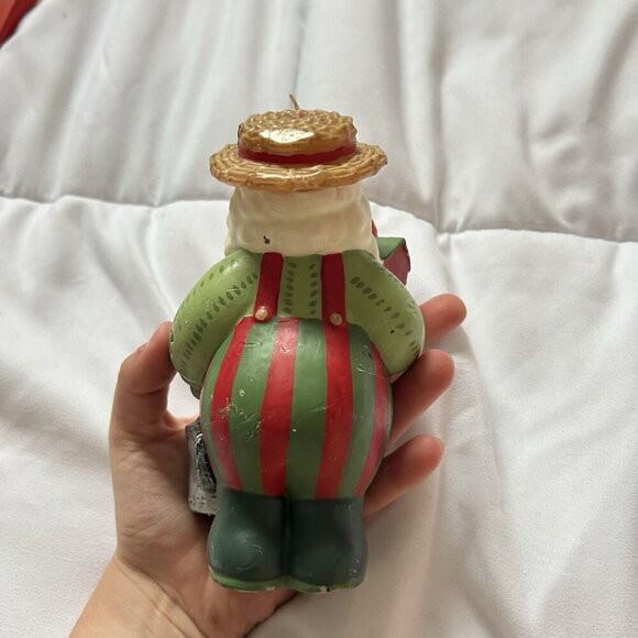 The White Barn Candle Co. Christmas Santa Candle 7" Holiday Cardinal Vintage 90s - Picture 8 of 10